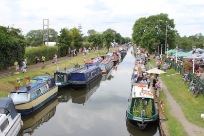 Photograph: AWCC 50th rally - view north from bridge 69